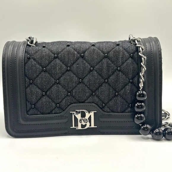 Badgley Mischka Handbags - NWT Badgley Mischka Black Jean Quilted Women's Bag